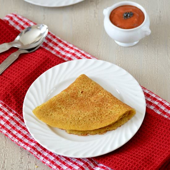 Savory Indian Oat Bran Crepes