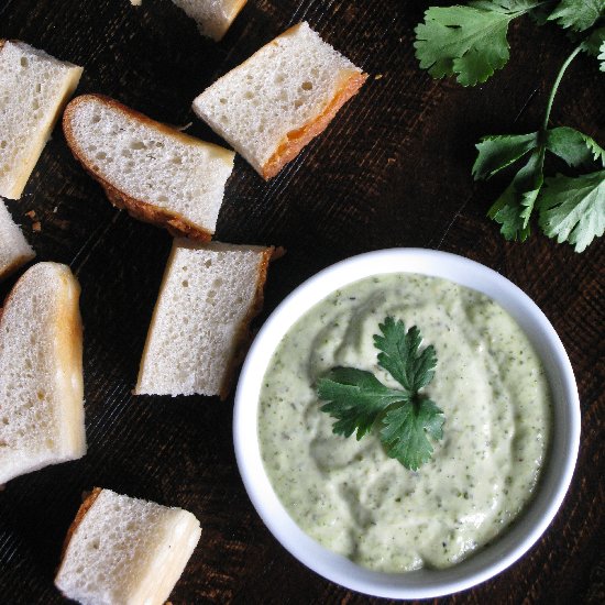 Cilantro Bread Oil