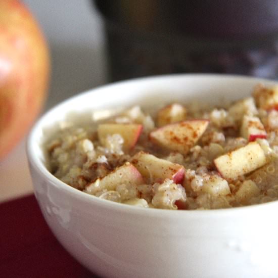 Apple Cinnamon Breakfast Quinoa