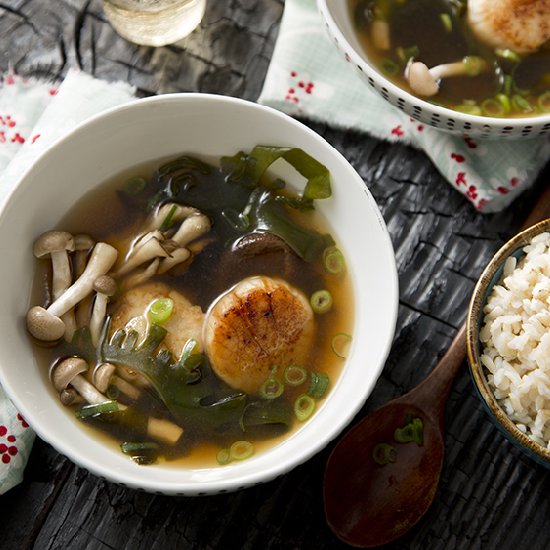 Seaweed Soup with Scallops