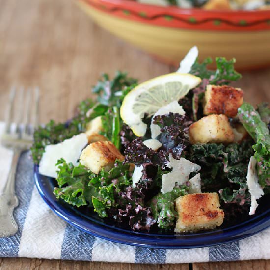 Kale Caesar Salad