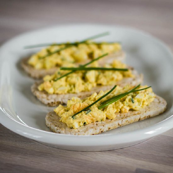 Home Made Egg Salad with Ricotta