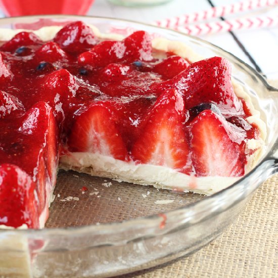 Strawberry Cream Pie