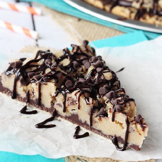 Chocolate Chip Cookie Dough Pizza