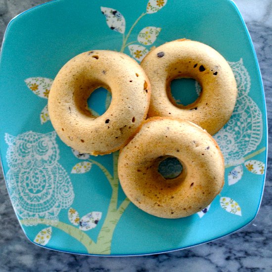 Chocolate Chip Peanut Butter Donuts