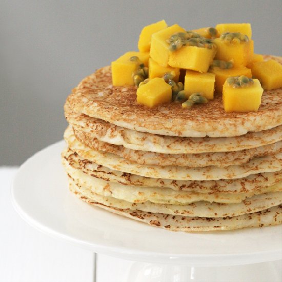 Tropical Coconut Pancakes