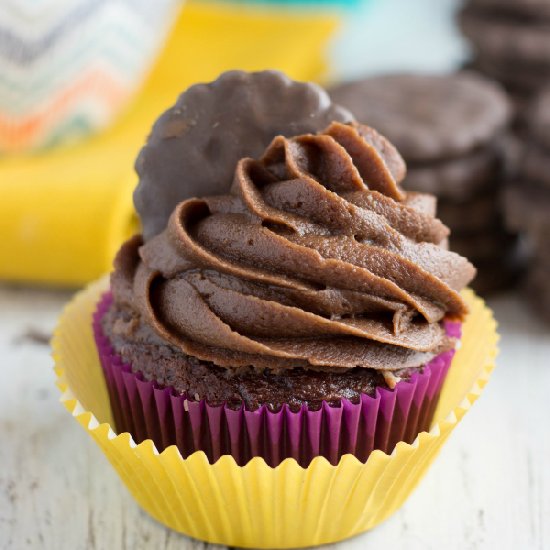 Thin Mint Cupcakes