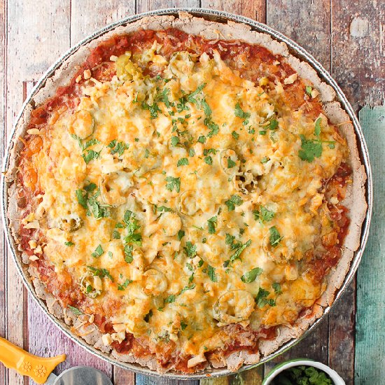 Gluten-Free Southwest Nacho Pizza