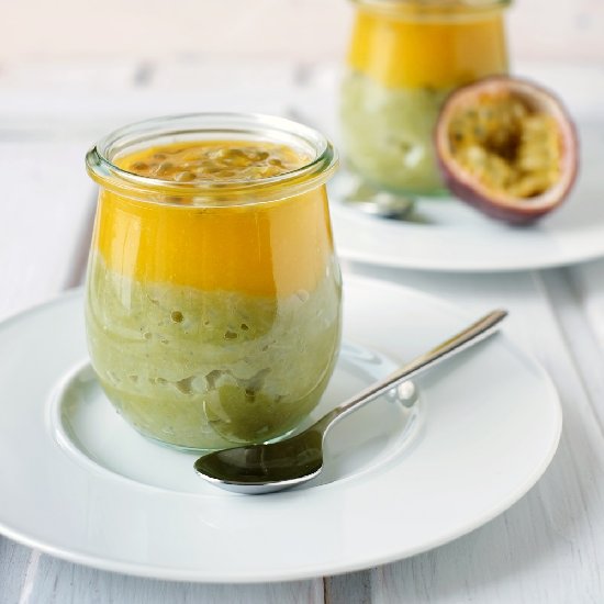 Matcha-Coconut-Rice Pudding