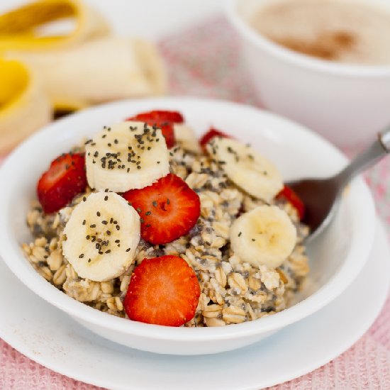 Make-Ahead Soaked Chia Oats