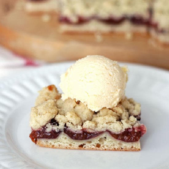 German Plum Crumb Cake