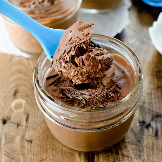 Vegan Dark Chocolate Pots De Creme