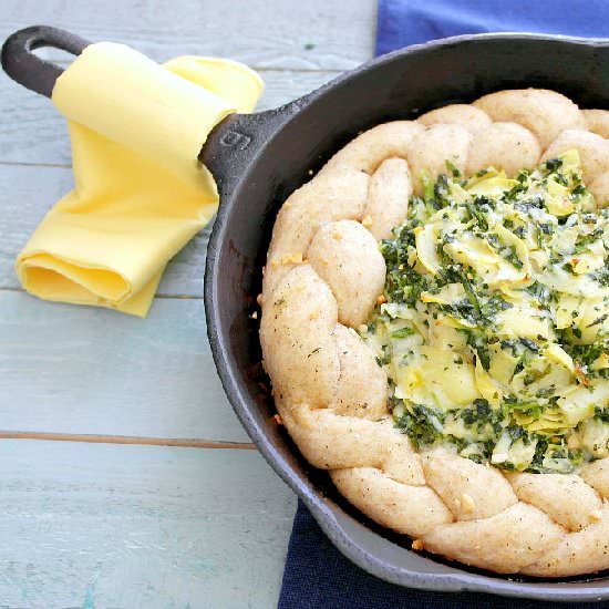 Garlic Parm Pull A Part Bread & Dip