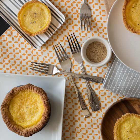 Mini Lemon-Buttermilk Chess Pies