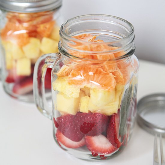 Mason Jar Fruit Salad