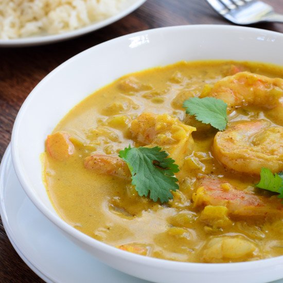 Indian Shrimp Coconut Curry