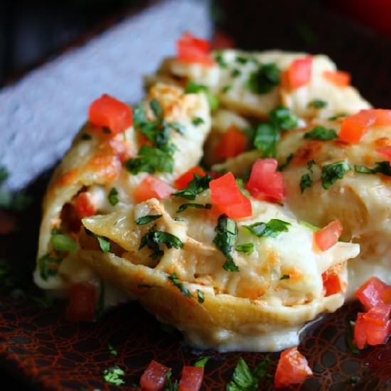 Chicken Enchilada Stuffed Shells