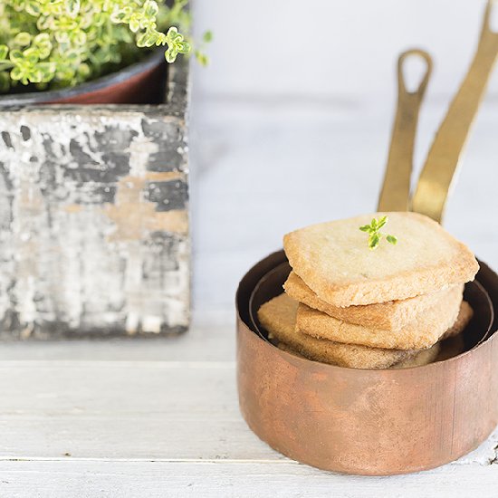 Butter Cookies with Thyme