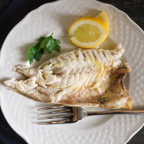 Baked Whole Trout