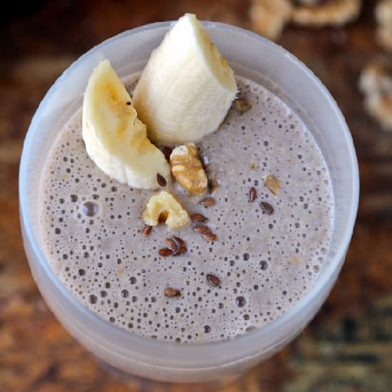 Flaxseed Banana Smoothie