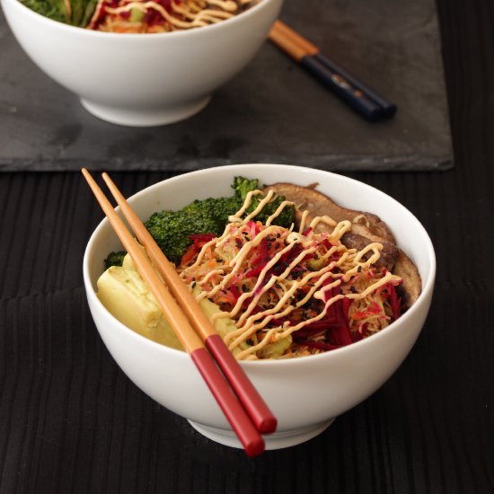 Brown Rice Noodle Bowl