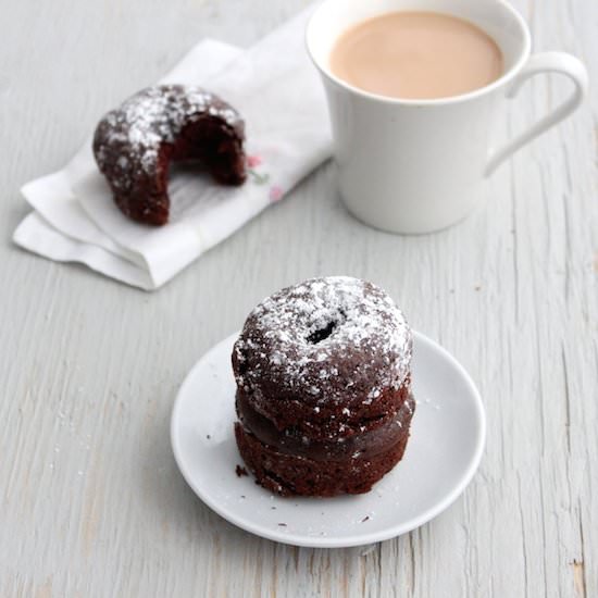 Baked Chocolate Doughnuts