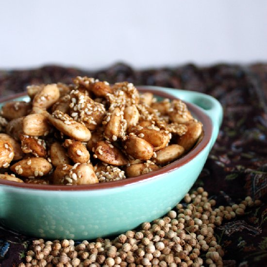 Dukkah Encrusted Almonds