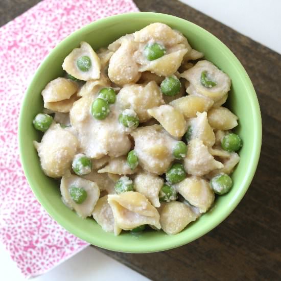 Creamy Mac and Peas