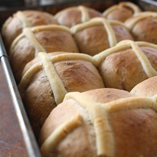 Homemade Hot Cross Buns