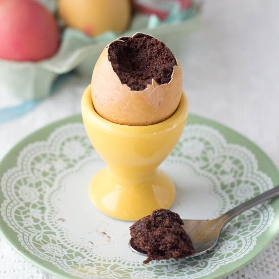 Chocolate Surprise Egg Cup Cakes