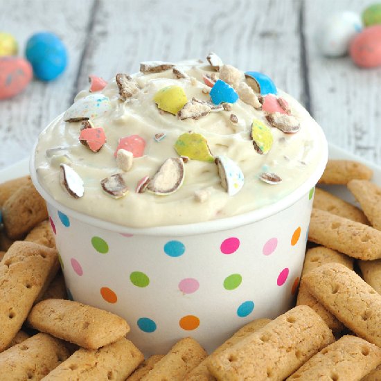 Malted Milk Easter Dip