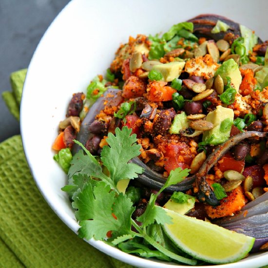 The Ultimate Vegan Taco Salad