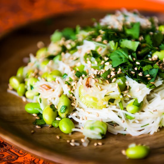 Edamame Noodle Salad