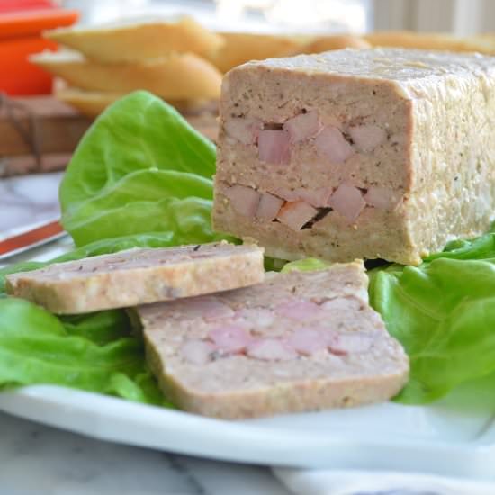 Pork and Veal Pâté with Ham