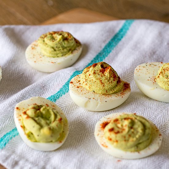 Avocado Deviled Eggs