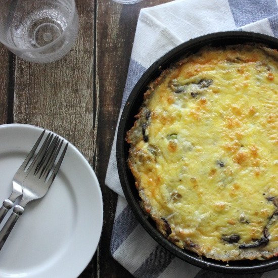 Breakfast Pie with Hash Brown