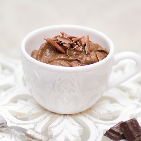 Chocolate Pudding with Avocado