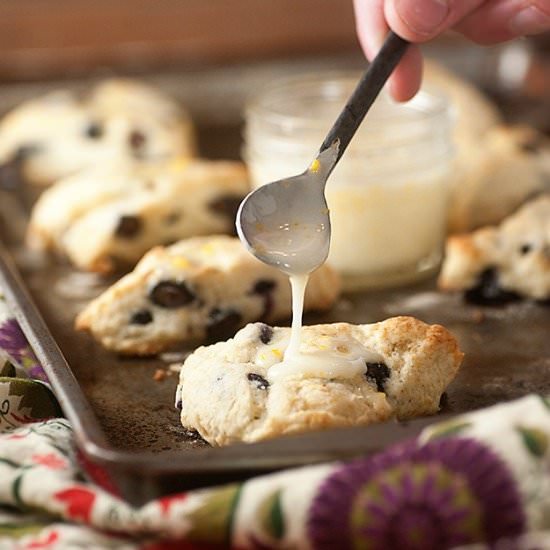 Blueberry Cream Scones