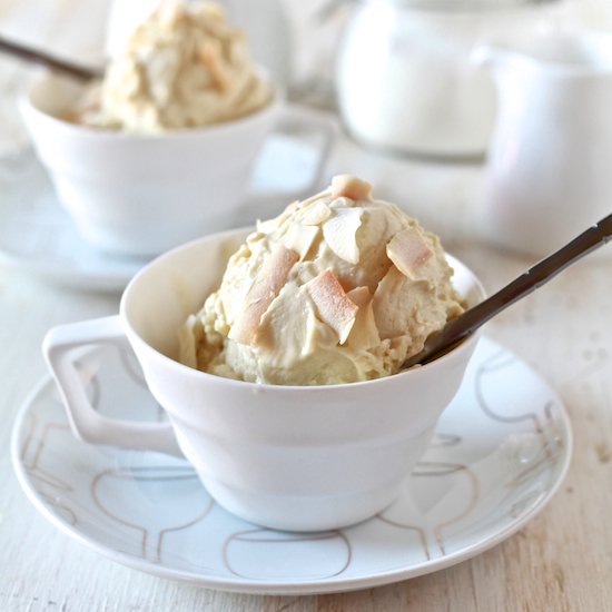 Coconut & Green Tea Ice Cream