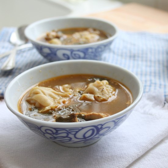 Chicken Potsticker Soup