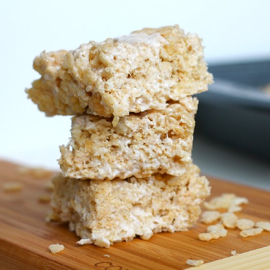 Brown Butter Rice Krispie Treats