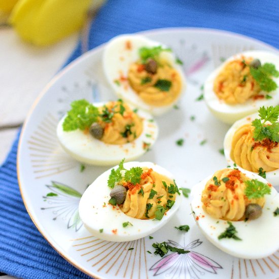 Eggs Stuffed with Horseradish