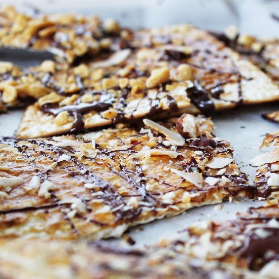 Salted Caramel Chocolate Matzoh