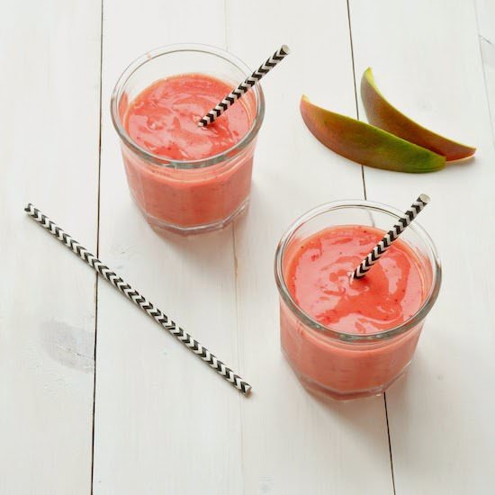 Strawberry Pineapple Mango Smoothie