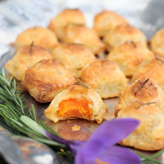 Rosemary Sweet Potato Puffs {Vegan}