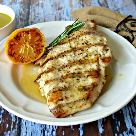 Caramelized Lemon Grilled Chicken