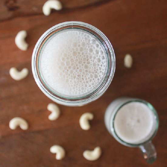 Cinnamon Vanilla Cashew Milk