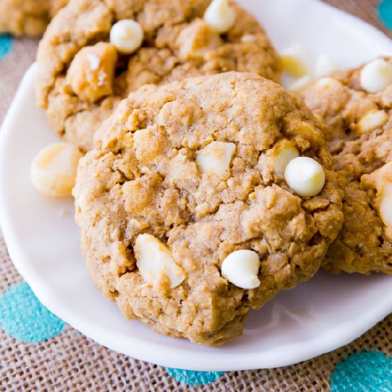 White Chocolate Macadamia Cookies