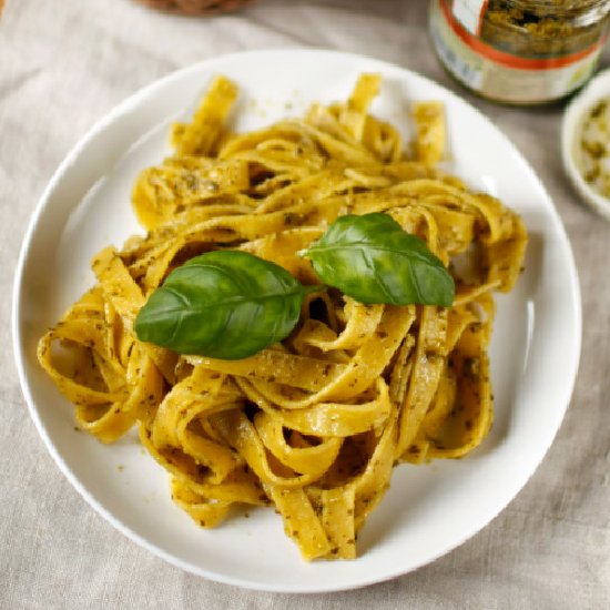 Pasta with pesto