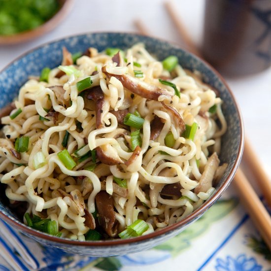 Shiitake and Scallion Ramen